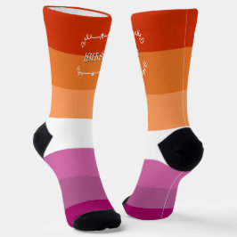 Liebe ist Liebe Pride Month Crew Socken