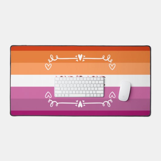 Liebe ist Liebe Pride Month Desk Mat Schreibtischunterlage (Tastatur & Maus)
