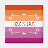 Liebe ist Liebe Pride Month Magnet (Vorne)