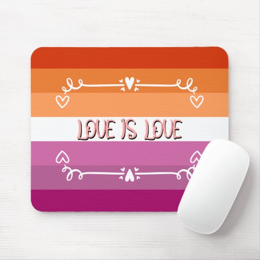 Liebe ist Liebe Pride Month Mousepad (Mit Mouse)