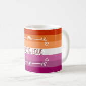 Liebe ist Liebe Pride Month Tasse (VorderseiteRechts)