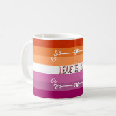 Liebe ist Liebe Pride Month Tasse (Vorderseite Links)