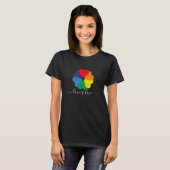 Liebe ist Liebe Pride Rainbow Hearts LGBTQ T-Shirt (Vorne ganz)