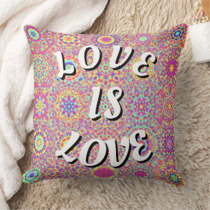 Liebe ist Liebe Pride-Zierkissen Kissen