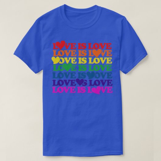 Liebe ist Liebe Rainbow2 T-Shirt (Design vorne)