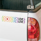 Liebe ist Liebe Rainbow Autoaufkleber (Auf Lkw)