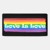 Liebe ist Liebe Rainbow Banner (Horizontal)