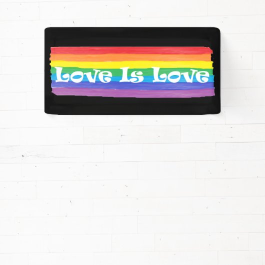 Liebe ist Liebe Rainbow Banner (InSitu)