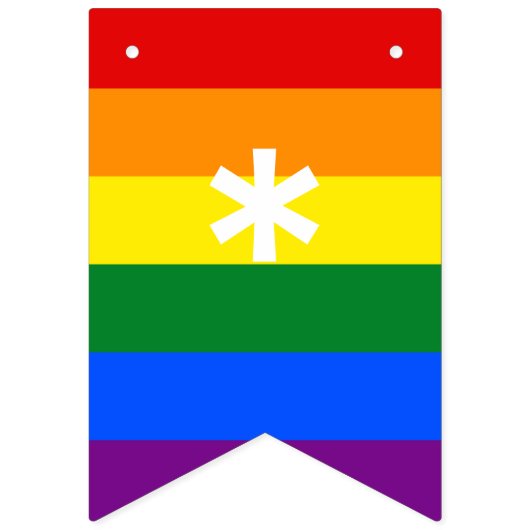 Liebe ist Liebe Rainbow Flag LGBT Pride Wedding Pa Wimpelkette (Erste Fahne)