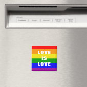 Liebe ist Liebe Rainbow-Flagge Magnet (In Situ (Geschirrspüler))