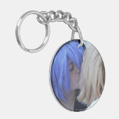 Liebe ist Liebe Rainbow Foto Personalisiert Schlüsselanhänger (Vorderseite links)