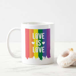 Liebe ist Liebe Rainbow Gay Pride LGBT Lauffarbe Kaffeetasse
