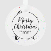 Liebe ist Liebe| Rainbow Hearts Ornament (Rückseite)