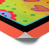 Liebe ist Liebe Rainbow Inspirivity Poster (Ecke)