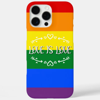Liebe ist Liebe Rainbow LGBTQ Prix iPhone 16 Pro Max Hülle