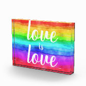Liebe ist Liebe Rainbow Pride Fotoblock (Rechts)