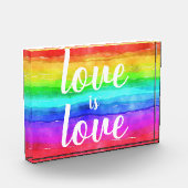 Liebe ist Liebe Rainbow Pride Fotoblock (Links)