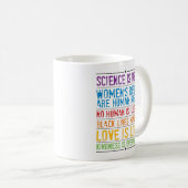 Liebe ist Liebe Rainbow Pride Kaffeetasse (VorderseiteRechts)