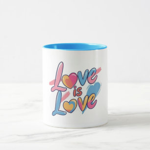 Liebe ist Liebe Rainbow Pride Tasse