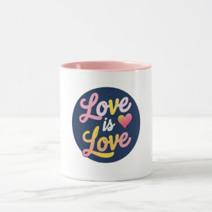 Liebe ist Liebe Rainbow Pride Tasse