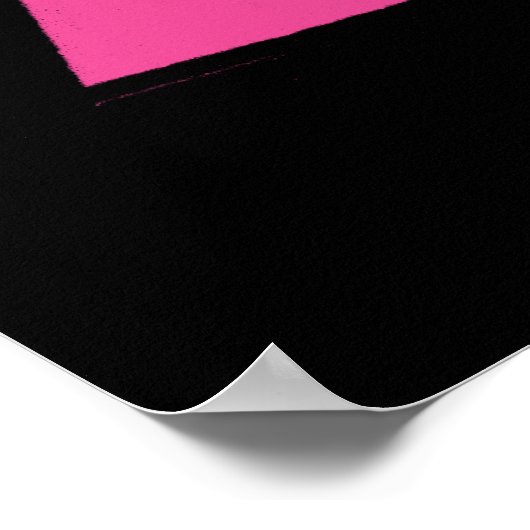 LIEBE IST LIEBE Raumschiff Außerirdischen Farbenfr Poster (Ecke)