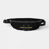 Liebe ist Liebe Regenbogen LGBTQ Bauchtasche (Vorderseite)