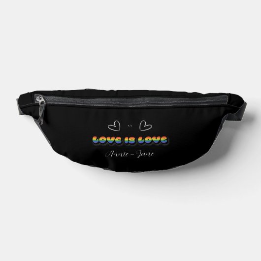 Liebe ist Liebe Regenbogen LGBTQ Bauchtasche (Ablage )