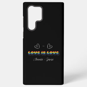 Liebe ist Liebe Regenbogen LGBTQ Samsung Galaxy Hülle