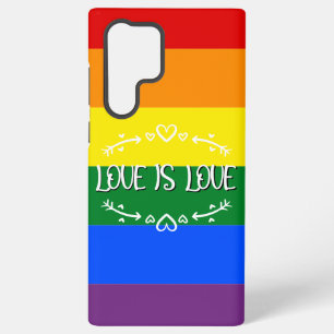 Liebe ist Liebe Regenbogen LGBTQ Stolz Samsung Galaxy Hülle