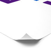 Liebe ist Liebe Regenbogen moderne Typografie cool Poster (Ecke)