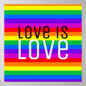 Liebe ist Liebe, Regenbogen Poster (Vorne)