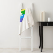 Liebe ist Liebe Regenbogenherz Sherpadecke (Beispiel)