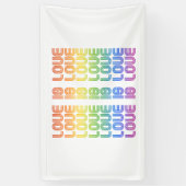 Liebe ist Liebe Retro Banner (Vertikal)