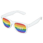 LIEBE IST LIEBE RETRO SUNGLASSEN PARTYBRILLE (Schrägansicht)