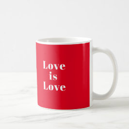 "Liebe ist Liebe" rot Kaffeetasse