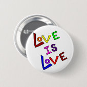 LIEBE IST LIEBE (schlichtes und einfaches - Button (Vorne & Hinten)