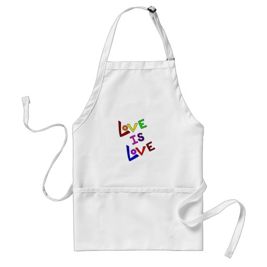 LIEBE IST LIEBE (schlichtes und einfaches - Schürze (Vorne)