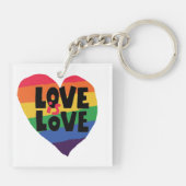 Liebe ist Liebe Schlüsselanhänger (Rückseite)