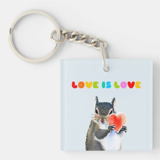 Liebe ist Liebe Schlüsselanhänger (Vorderseite)