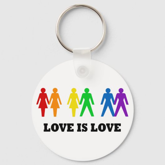 Liebe ist Liebe Schlüsselanhänger (Vorderseite)