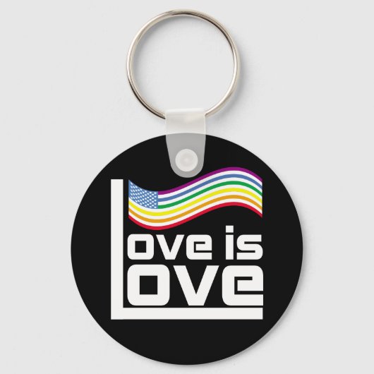 Liebe ist Liebe Schlüsselanhänger (Vorderseite)