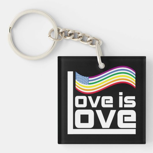 Liebe ist Liebe Schlüsselanhänger (Vorderseite)