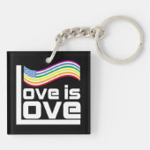 Liebe ist Liebe Schlüsselanhänger (Rückseite)