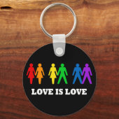 Liebe ist Liebe Schlüsselanhänger (Vorderseite)