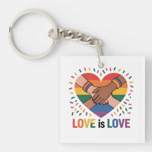 Liebe ist Liebe Schlüsselanhänger