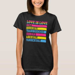 Liebe ist Liebe schwul Bisexuelle Transgender Asex T-Shirt