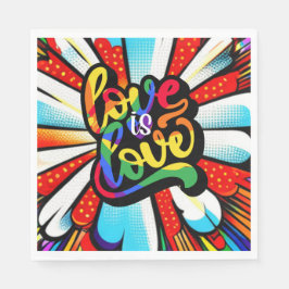 Liebe ist Liebe Serviette