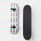 Liebe ist Liebe Skateboard (Vorderseite)