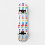 Liebe ist Liebe Skateboard (Vorderseite)