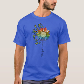 Liebe ist Liebe Sonnenblume Sublimation Familie T-Shirt